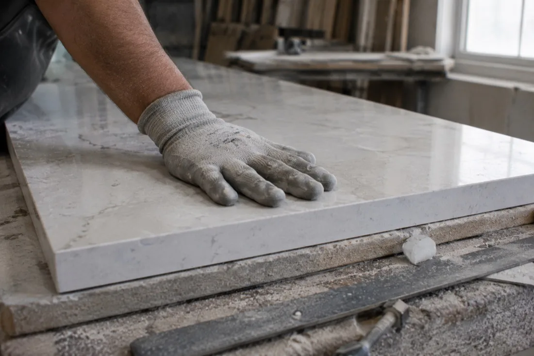 Choosing a slab by hand
