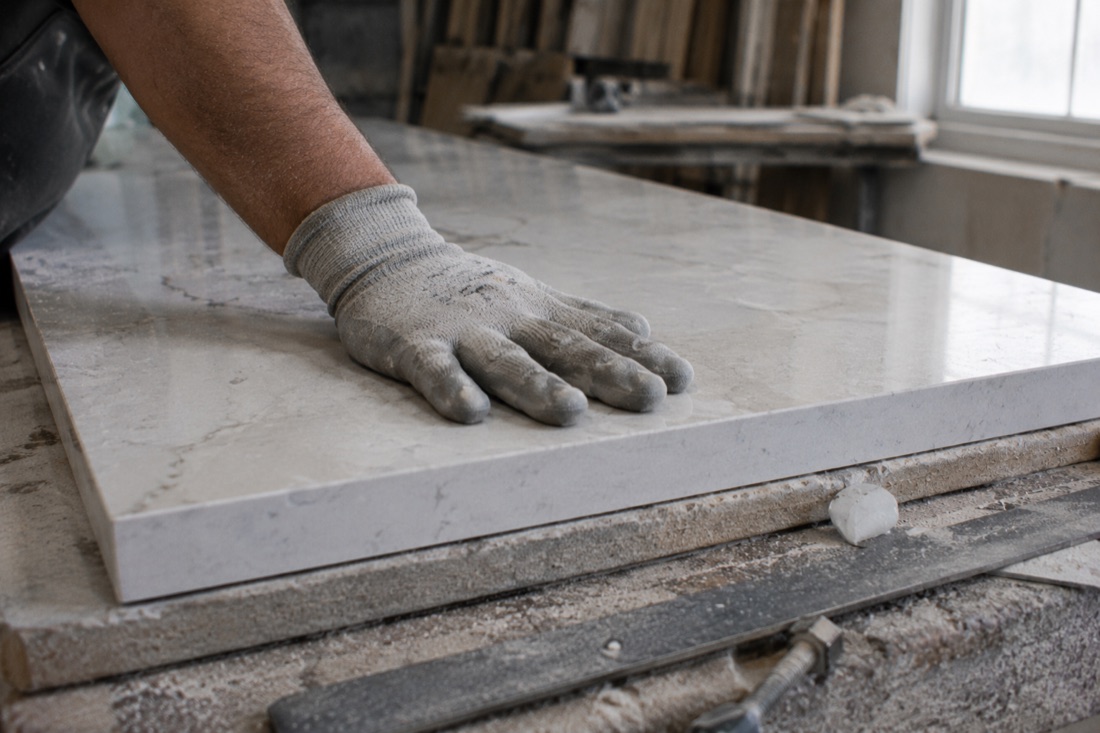 Choosing a slab by hand